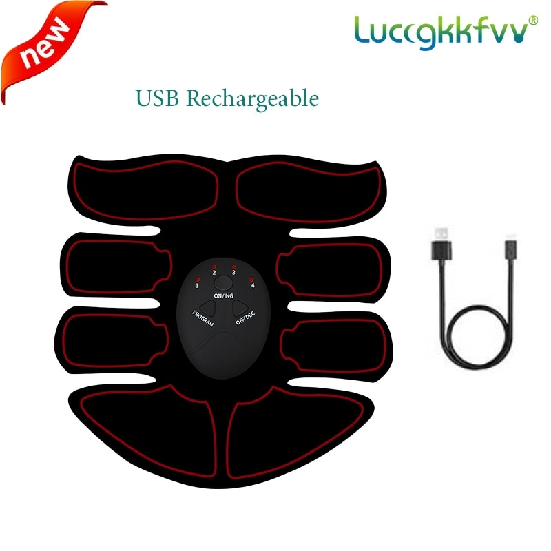 Estimulador muscular EMS recarregável USB Sem fio para nádegas