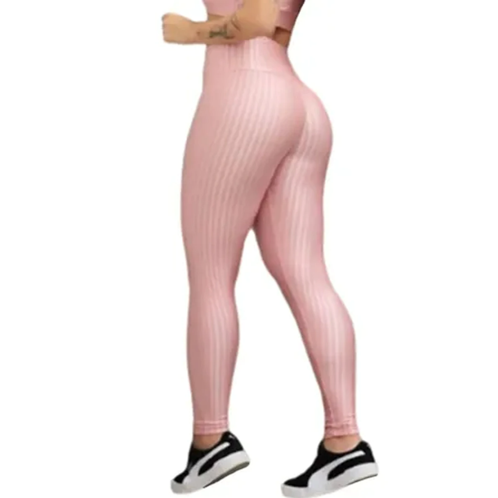 Calça Modeladora Legging 3D Academia Não transparente e a pronta entrega