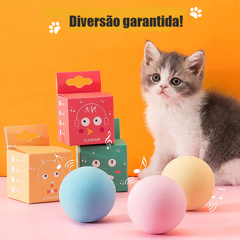 Brinquedos inteligentes para gatos Bola elétrica para gatos Bola rolante  autom?