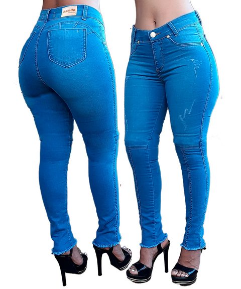 Calça legging leg fitness 3d poliamida/cirrê academia ou dia a dia - pronta  entrega - R$ 109.00, cor Azul (de cintura alta) #105880, compre agora