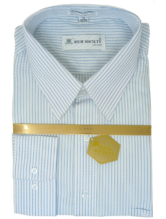 Camisa a rayas azules