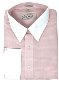 Camisa Doble Puño Rosa