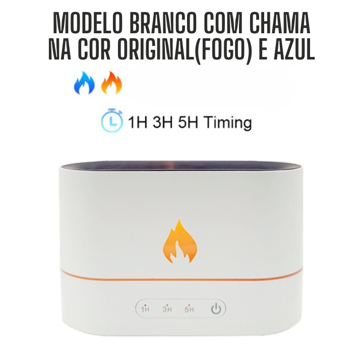 1pc, Humidificador De Chama De Simulação, Difusor De Aromaterapia