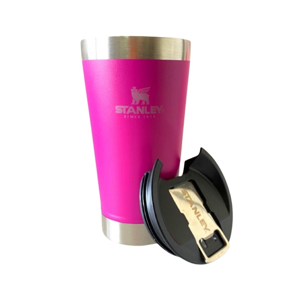 STANLEY VASO CON ABRIDOR 473ML ROSA