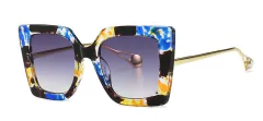 Anteojos de sol oversize Karen Heather square - comprar online