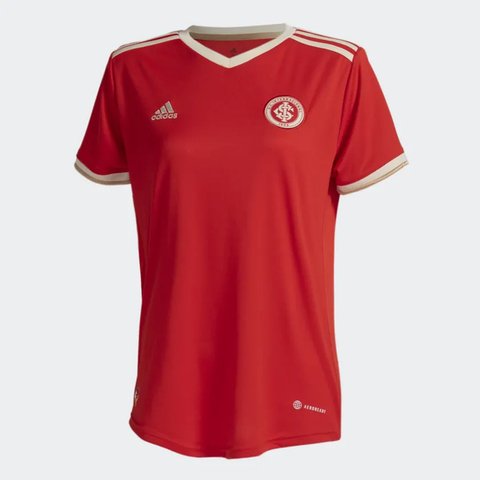 Camisa Internacional Outubro Rosa 21/22 - Adidas - Feminina Baby Look