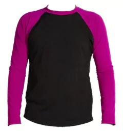 Playera de Natación, Rashguard, Mujer y Hombre - Anticlor - Mangas fucsia