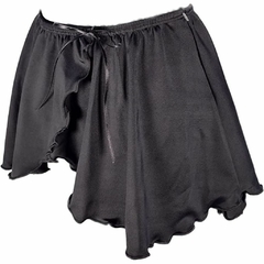 Falda mujer para danza, cruzada en Nylon Spandex, largo 2.5 en internet
