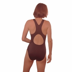 Traje de baño niña, modelo Flash 117, corte clásico en tela Anticlor - comprar en línea