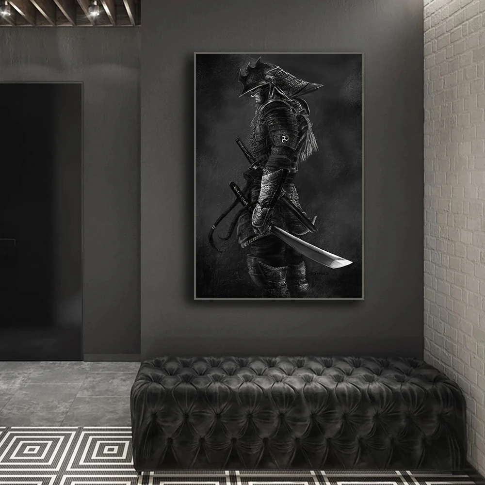 Quadro Samurai Japão Significado Sabedoria Decorativo Moderno Para  Escritório Sala Quarto Canvas - Bimper - Quadro Decorativo - Magazine Luiza