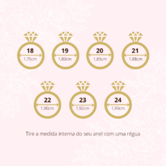 Anel Daniele Infinito - Rosa Acessórios