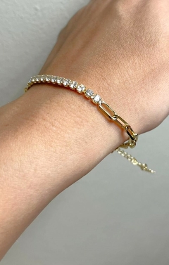 Pulseira Rosangela Cartier Riviera Dourada