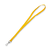 Cintas Porta credencial de Poliester Amarillo 10mm con Aro y Anzuelo