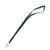Cintas Porta credencial de Poliester Verde 10mm con Aro y Anzuelo