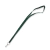 Cintas Porta credencial de Poliester Verde 10mm con Aro y Anzuelo