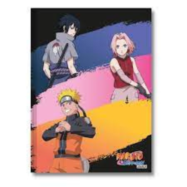 caderno desenho Naruto capa dura