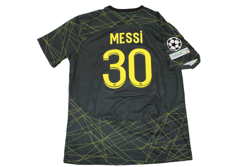 Lionel Messi Paris Saint-Germain Nike 2022/23 Away Breathe Stadium Replica  Player Jersey - Black