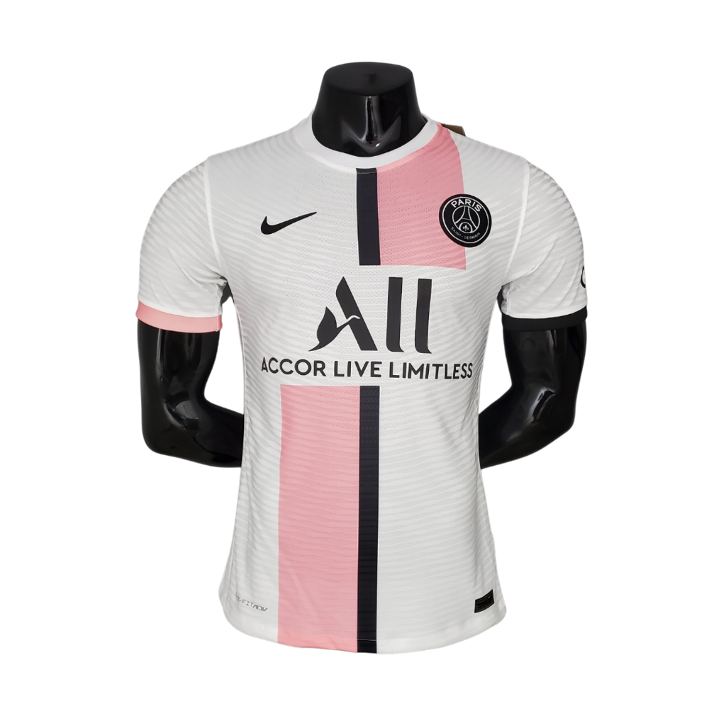 Camisa Paris Saint Germain psg Away Shirt Branca 21/22 em Promoção