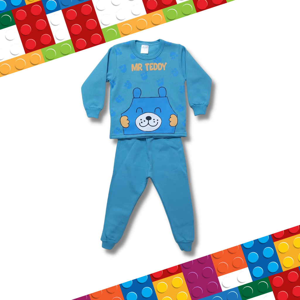 Conjunto Infantil de Teddy. ( 1 ou 2 anos )