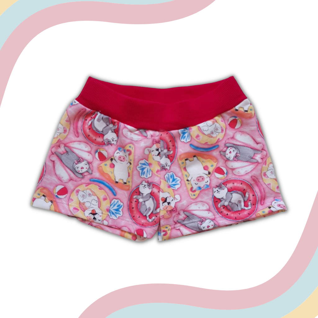 Compre Conjunto Infantil Blusa e Saia Social Balão Rosa na