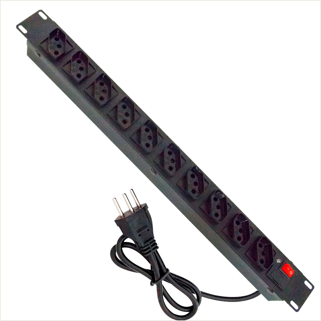 Régua de Tomadas Rack 19