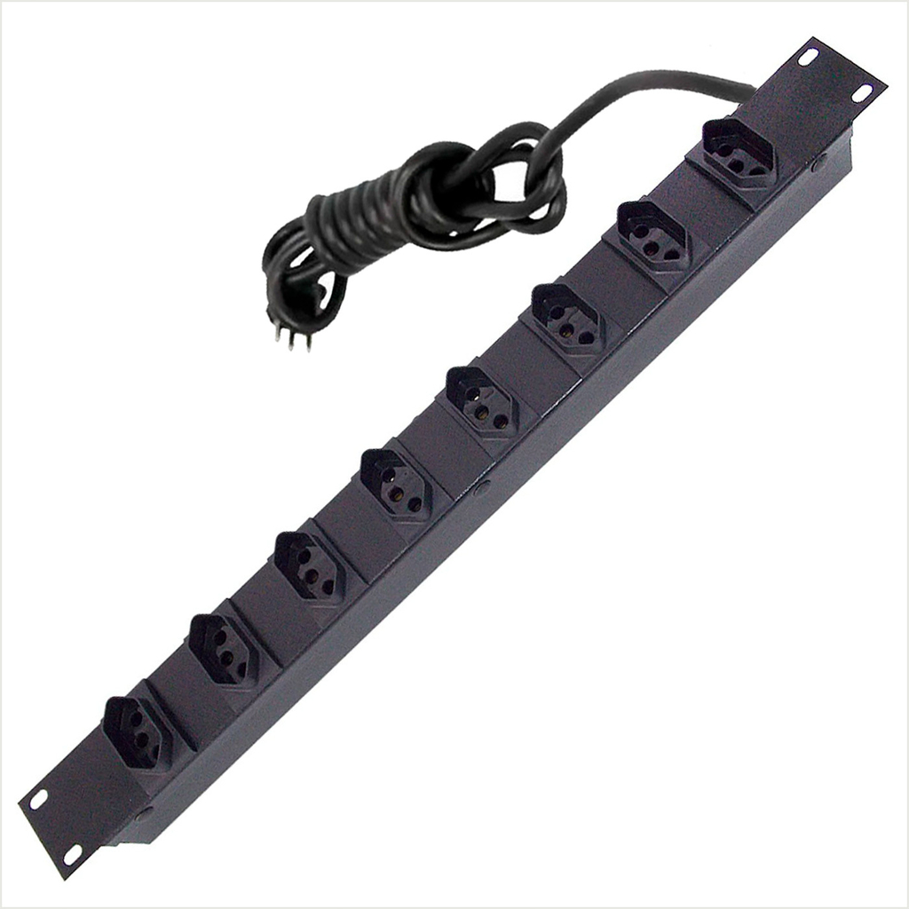 Régua de Tomadas Rack 19