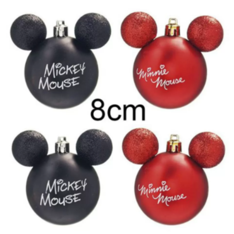 Bola de Natal Vermelha e Dourada - Mi Casa Decore Bola de Natal Vermelha e Dourada - Mi Casa Decore