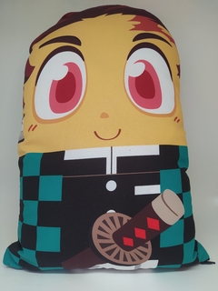 Almofada Kimetsu no Yaiba Tanjiro - Produto antialérgico e inodoro