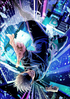 Placa Decorativa MDF Jujutsu Kaisen Gojo
