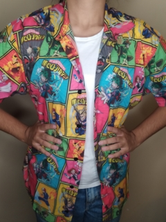 Camisa de Botão Boku no Hero Academia - Unissex - comprar online