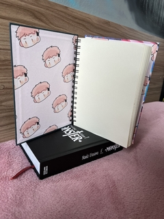 Caderno Argolado Jujutsu Kaisen Itadori e Sukuna - 80 Folhas na internet