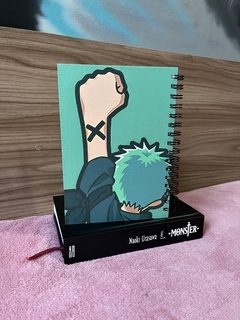 Caderno Argolado One Piece Zoro - 80 Folhas - comprar online