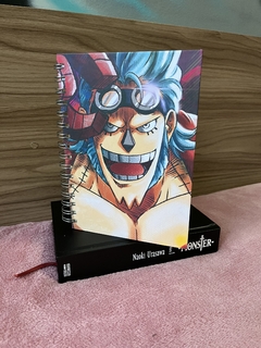 Caderno Argolado One Piece Franky - 80 Folhas
