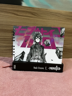 Caderno Argolado Horizontal Mob Psycho 100 - 80 Folhas