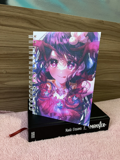 Caderno Argolado Oshi no Ko Ai - 80 Folhas