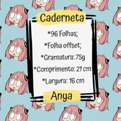 Imagem do Caderneta Spy x Family Anya Amendoim - 96 Folhas
