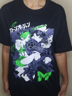 Camiseta JoJo's Bizarre Adventure Jotaro e Jolyne - Unissex