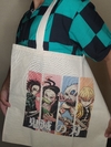 Ecobag Kimetsu no Yaiba Ecológica 100% Algodão - 45x45 cm