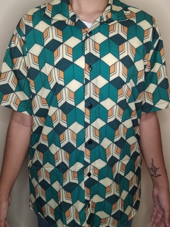 Camisa de Botão Kimetsu no Yaiba Sabito - Unissex