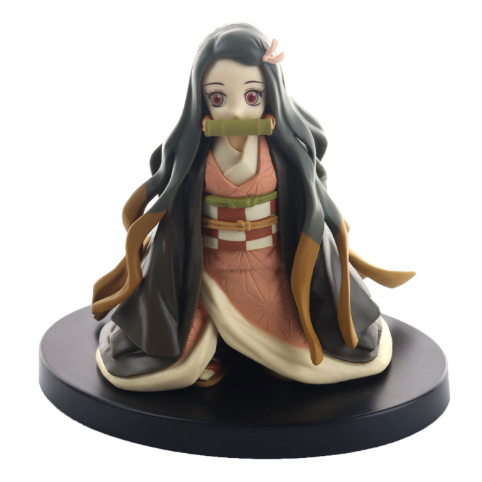 Figma articulado Demon Slayer Zenitsu Agatsuma Kamado Tanjiro Nezuko action  figure boneco kimetsu no yaiba