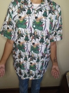 Camisa de Botão One Piece Zoro - Unissex