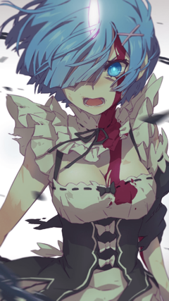 Placa Decorativa MDF Re:Zero Rem