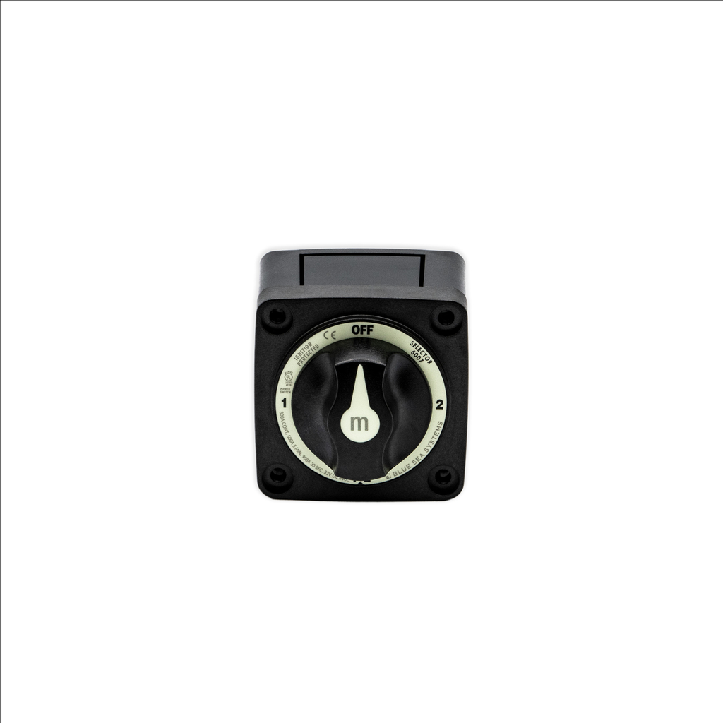 BLUE SEA SYSTEMS M SERIES BATTERY SWITCH, 4 POSITION SELECTOR SWITCH