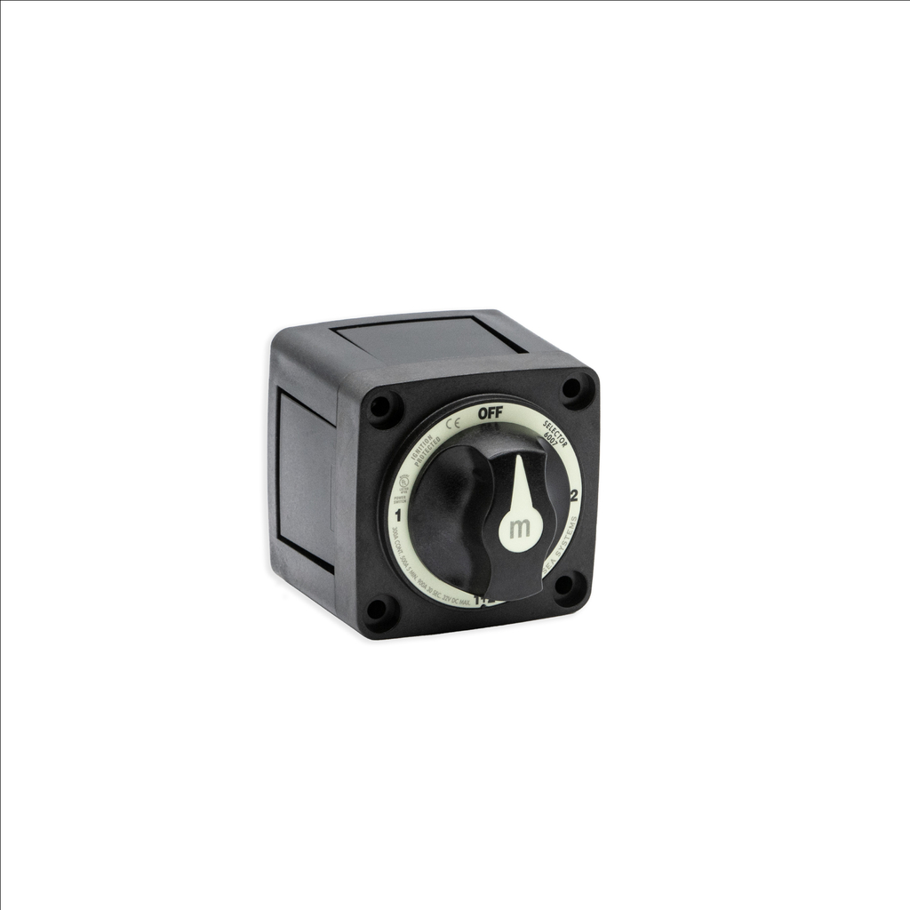 BLUE SEA SYSTEMS M SERIES BATTERY SWITCH, 4 POSITION SELECTOR SWITCH