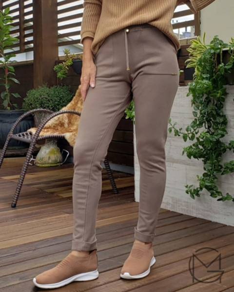 Calça Legging Venari Goiaba com Cadarço - Calça Legging - Magazine