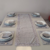 Kit jogo americano cinza 6 peças + caminho de mesa na internet