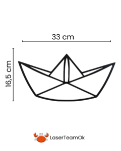 Cuadro Barco Geometrico En Mdf De 5.5 Mm
