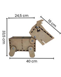 Velador Articulado Forma Perro En Mdf Crudo De 5.5mm - comprar online