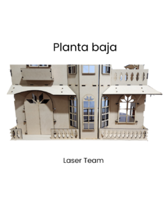 Casa De Muñecas Modelo Torre 1,15 Mts Mdf 5,5mm Para Pintar - tienda online