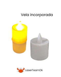 Adorno Navideño Cajita Con Luz En Mdf De 3mm - tienda online